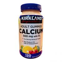 Кальцій+D3, 120 жувальних вітамінок Kirkland