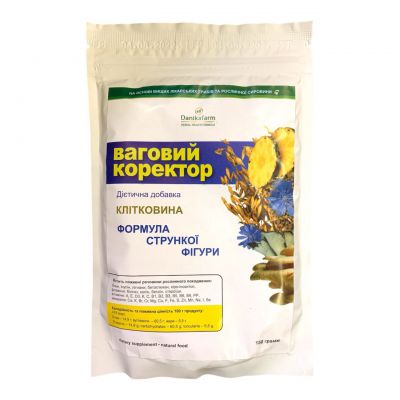 Клітковина Ваговий коректор, Даніка Фарм (Danikafarm), 150 гр