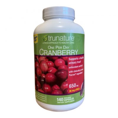 Журавлина Тrunature Cranberry 650 mg Extract Healthy Urinary Tract 140 капсул