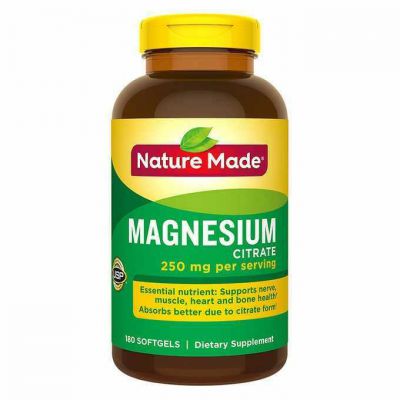 Магній цитрат  Nature Made 250 mg., 180 капсул