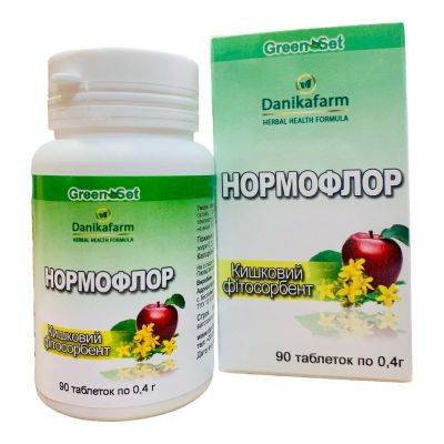 Нормофлор-кишечный фитосорбент, 90 табл. Даникафарм (Danikafarm)