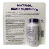 БІОТИН NATROL 10000 mcg полуничний смак, 250 таблеток