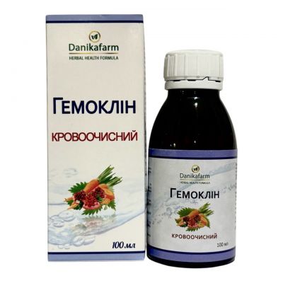 Гемоклін - кровоочисний Бар100 мл,  Данікафарм