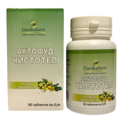 Актофуд чистотел - Данікафарм, 90 табл