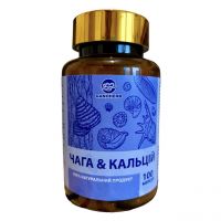 ЧАГА+КАЛЬЦІЙ, 100 капсул
