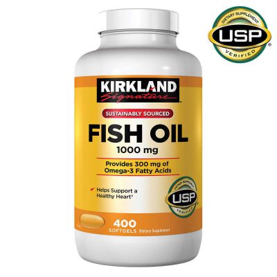 Риб'ячий жир  Kirkland, 1000мг 400 капсул